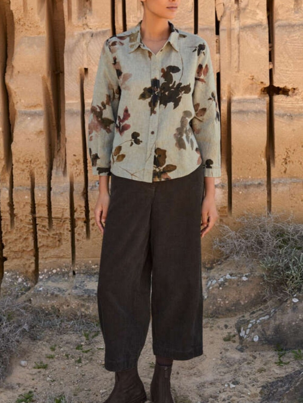 Poetry Wide Leg Corduroy Trousers - Picture 1 of 6